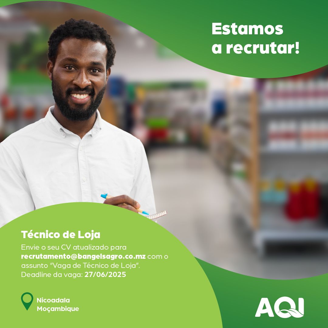Vaga para Técnico de Loja