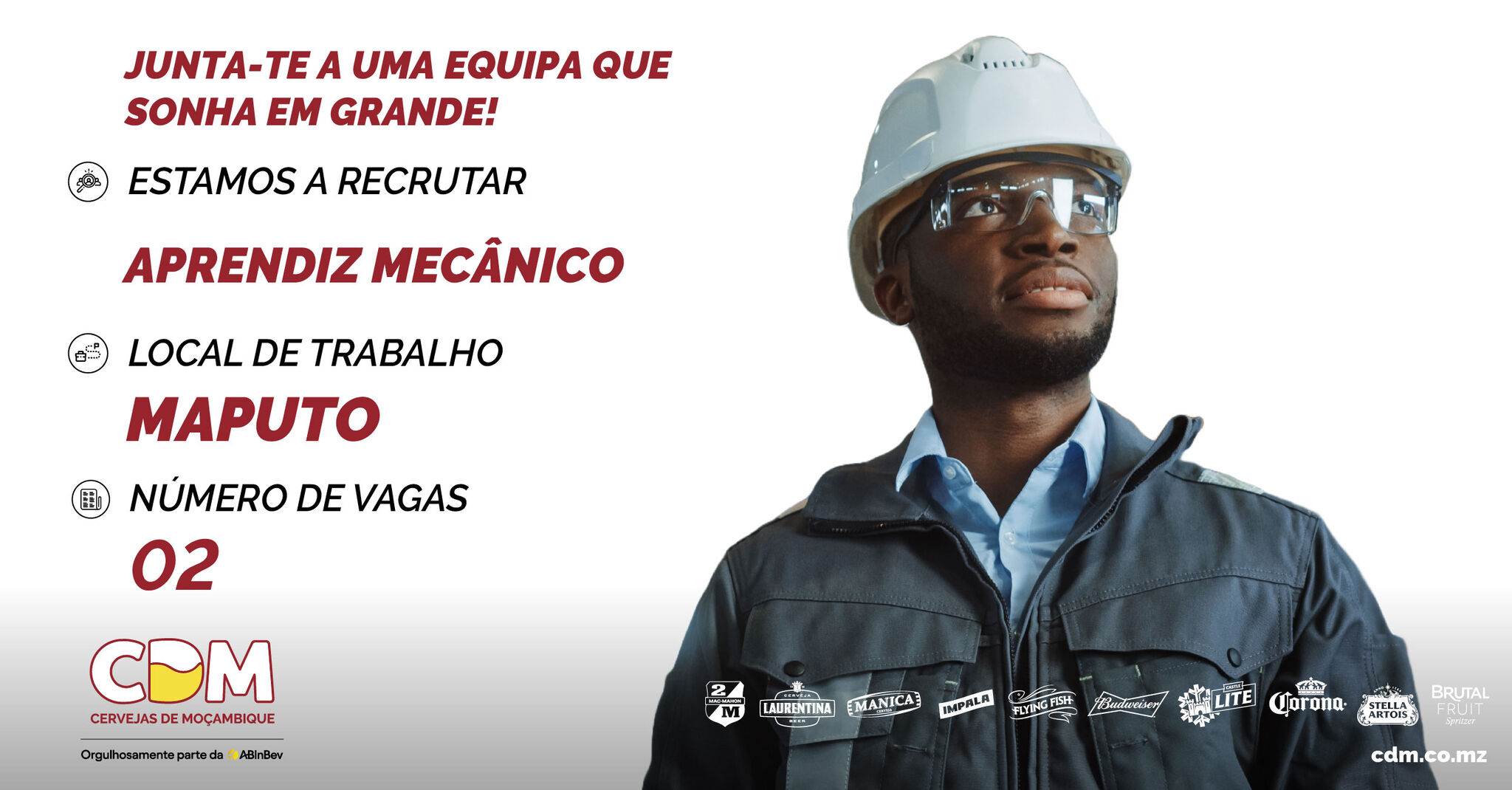 Vaga para Aprendiz Mecânico – CDM