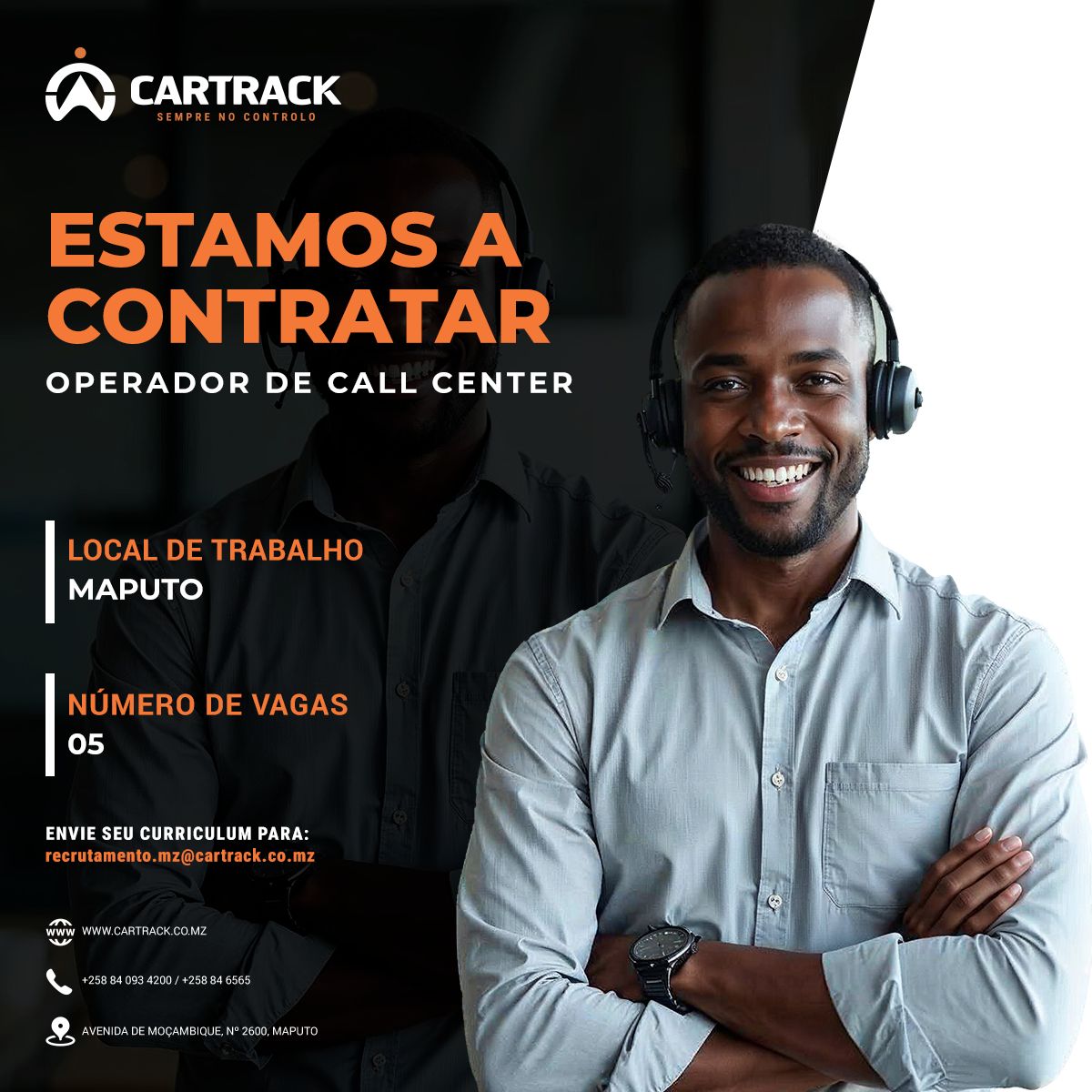 Vagas para (5) Operadores de Call Center